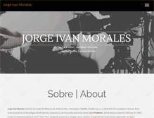 Tablet Screenshot of jorgeivanmorales.com